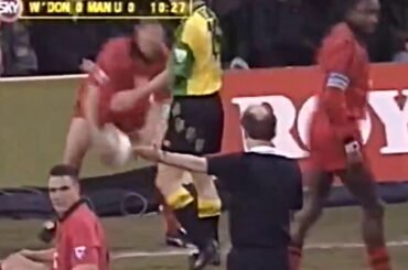 Vinnie Jones "headbutt" on Roy Keane and that tackle against Eric Cantona