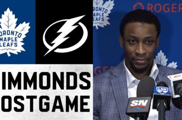 Wayne Simmonds Post Game | Toronto Maple Leafs vs Tampa Bay Lightning | April 21, 2022