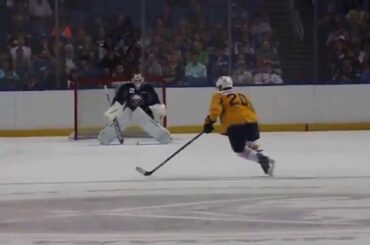 Evan Rodrigues Shootout Goal Sabres Blue and Gold Scrimmage 2015