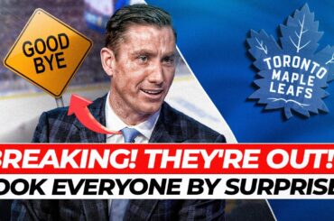 SURPRISE NEWS! CONFIRMED NOW! THEY ARE LEAVING! NOBODY EXPECTED THIS NOW! TORONTO MAPLE LEAFS NEWS!
