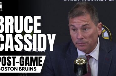 Bruce Cassidy Reacts to Hampus Lindholm Debut for Boston Bruins, Bruins Win vs. Tampa Bay Lightning