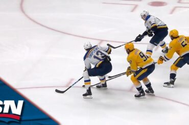 Blues' Alexey Toropchenko Finishes Off Beautiful Setup From Walker And Pitlick vs. Predators