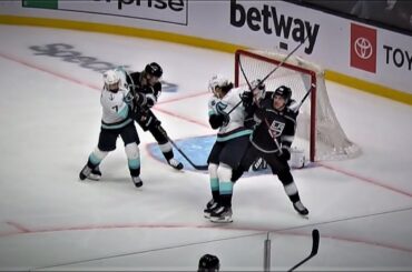 Adam Larsson Credited With The Go Ahead Goal As This Appears To Beat Cal Petersen Cleanly