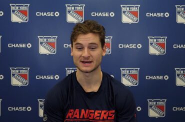 Julien Gauthier March 16 Media Availability | New York Rangers