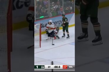 NHL Highlights - Minnesota Wild VS Florida Panthers - Hockey Game 💫 very hard collision 🤕 #sports