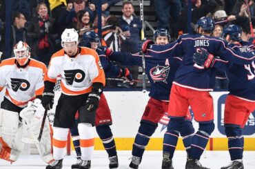 Artemi Panarin sets up Seth Jones for OT winner