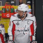 Alex Ovechkin takes puck to face, barely flinches