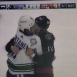 Jake Virtanen Ryan Dzingel Fight 2021