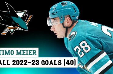Timo Meier (#28) All 40 Goals of the 2022-23 NHL Season