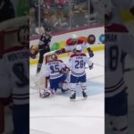 Sam Montembeault stops 3 breakaways! #shorts #reels #nhl #hockey #goalie #save #habs #montreal