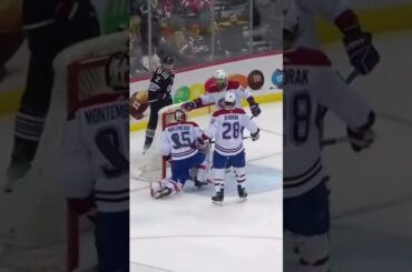 Sam Montembeault stops 3 breakaways! #shorts #reels #nhl #hockey #goalie #save #habs #montreal