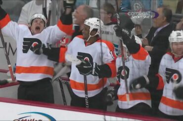 Couturier, Giroux Net Hat Tricks in Game 2 of the Stanley Cup Playoffs