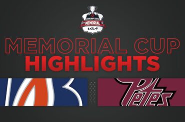 Memorial Cup Highlights: Blazers (4) vs. Petes (5) OT - June 1, 2023