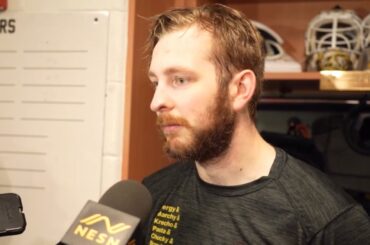 Linus Ullmark, David Pastrnak, and Jake DeBrusk talk about Panthers forcing game seven