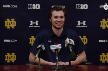 @NDHockey | Andrew Peeke Press Conference: Selection Show (2019)