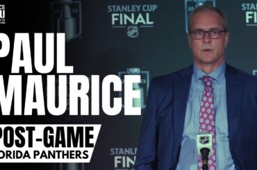 Paul Maurice Reacts to Florida Panthers GM3 Win vs. Vegas & Clutch Goals From Verhaeghe & Tkachuk
