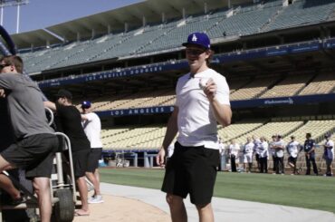 Tyler Toffoli at Dodger Stadium