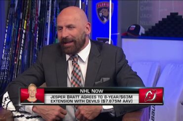 Jesper Bratt signs 8-year extension with New Jersey Devils