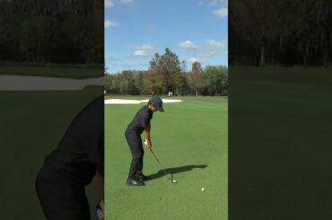 12-year-old Charlie Woods' near eagle 😲