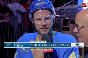 Calle Rosen: 'It's good to get a win coming back like this'