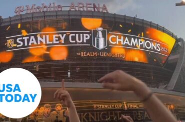 Vegas Golden Knights fans celebrate first Stanley Cup title | USA TODAY