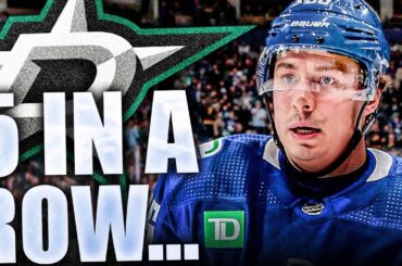 SCREW IT, WE'RE TALKING ABOUT IT ANYWAY (Vancouver Canucks Win 5 IN A ROW, Beat Dallas Stars 5-2)