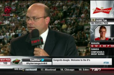 Bruins draft Dougie Hamilton 9th in 2011