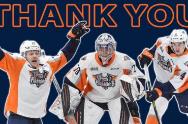 2022/23 Flint Firebirds Overagers - Will Cranley, Tyler Deline, & Riley Piercey