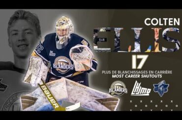 Record-setting night for goaltender Colten Ellis!