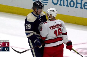 Patrik Laine and Vincent Trocheck Have a Conversation (Oct. 23, 2021)