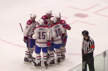 Charles Hudon picks up two tallies against Utica