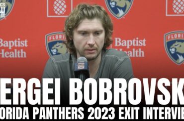 Sergei Bobrovsky talks Florida Panthers 2023 Season, Staying Humble & "Learning Most of NHL Career"