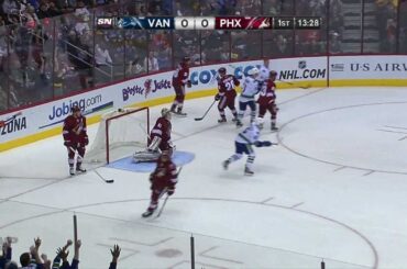 Canucks at Coyotes - Chris Tanev 1-0 Goal - 03.21.13 - HD