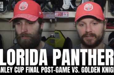 Aaron Ekblad & Sam Reinhart React to Florida Panthers Losing Stanley Cup vs. Vegas, Panthers Future