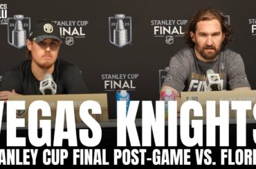 Mark Stone & Zach Whitecloud React to Vegas Golden Knights Game 1 Stanley Cup Final Win vs. Florida