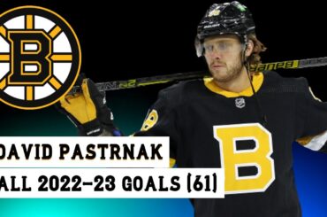 David Pastrnak (#88) All 61 Goals of the 2022-23 NHL Season