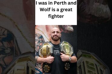 Adesanya characterised Makhachev's victory over Volkanovski as a plot. #short