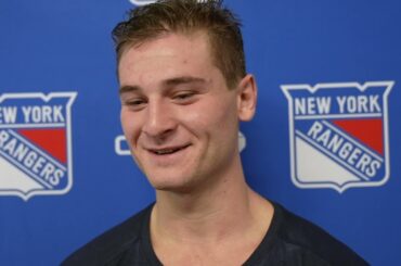 New York Rangers: Julien Gauthier Postgame Availability | Oct. 1