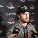 Vinnie Hinostroza Media Day Oct. 10, 2017