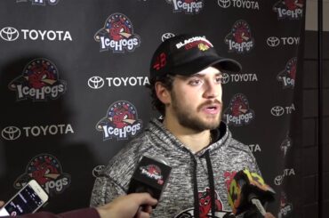 Vinnie Hinostroza Media Day Oct. 10, 2017