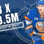 BO HORVAT SIGNS AN 8 YEAR, $8.5M CONTRACT EXTENSION WITH THE NEW YORK ISLANDERS