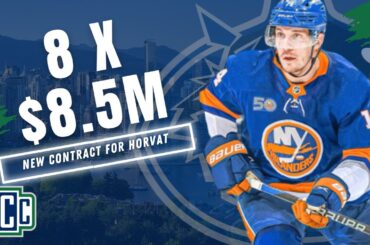 BO HORVAT SIGNS AN 8 YEAR, $8.5M CONTRACT EXTENSION WITH THE NEW YORK ISLANDERS