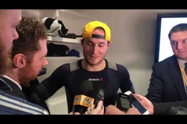 Colton Sissons on his game winning goal
