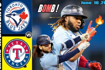 Blue Jays vs Rangers Game Highlights Jun 16, 2023 | MLB Highlights