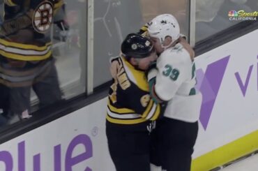 Fun With Audio - Logan Couture and Brad Marchand Embrace - San Jose Sharks