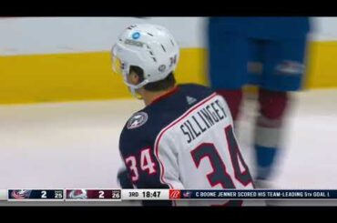 Cole Sillinger 2-2 Goal vs. Avalanche (Nov. 3, 2021)