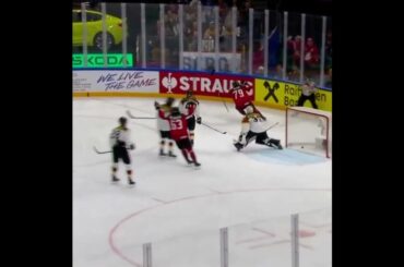 #79 BLAIS Samuel scored for Canada (Assisted by #19 KREBS Peyton and #63 NEIGHBOURS Jake) vs Germany