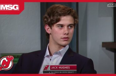 Jack Hughes On Comparisons to Kaapo Kakko | New Jersey Devils