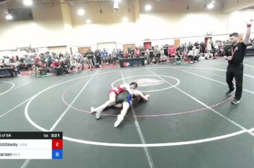 79 Kg Rnd Of 64 - Logan Holdaway, Juab Wrestling Club Vs Connor Larsen, Inland Northwest Wrestling