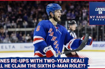 Zac Jones re-ups with Rangers on a w-year deal! What to expect from a likely Jones/Schneider pairing